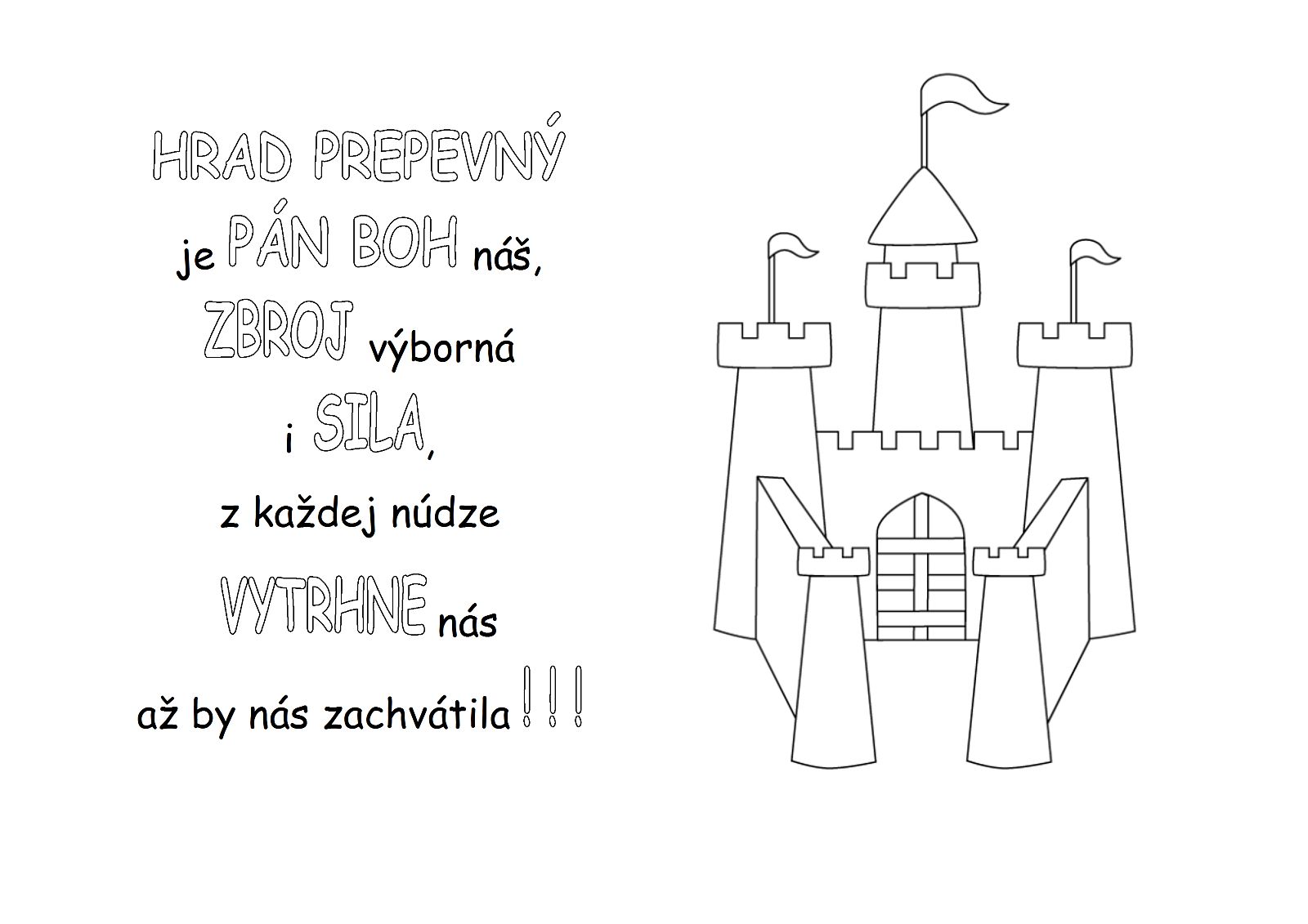 hrad-omalovanka